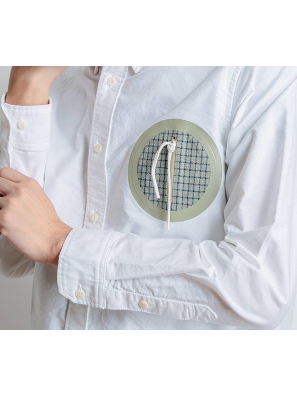 2014 Visvim Japan Juneau Weld L/S Oxford Shirt - White - Med (size 2) - Picture 6 of 6